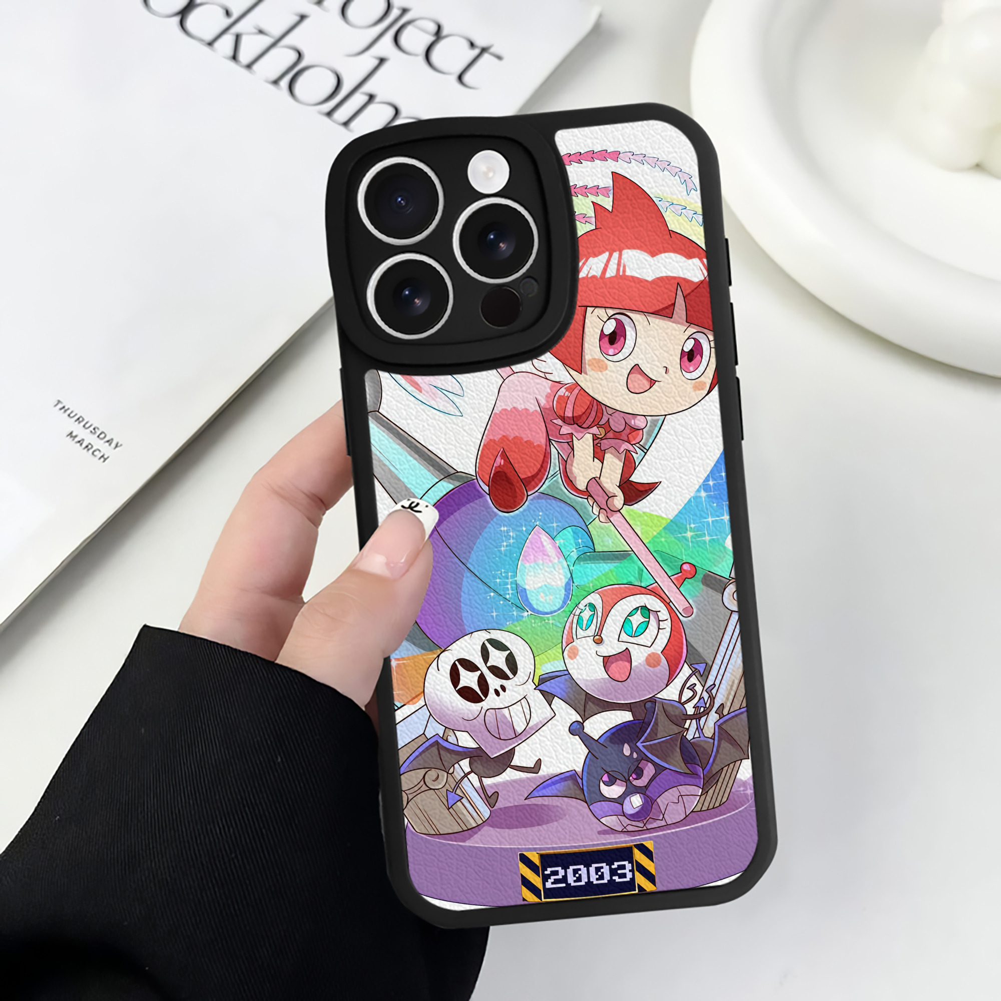 （画像用） アンパンマン Anpanman 【iPhone 16シリーズ対応】シリコンスマホケース（レザー調） 材質：シリコン